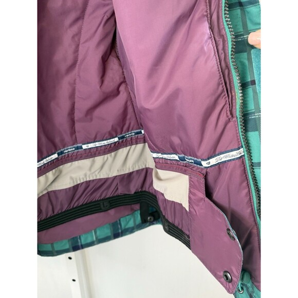 Burton The White Collection Women’s Snowboard Jacket Plaid Hooded L Dryride - Picture 11 of 13